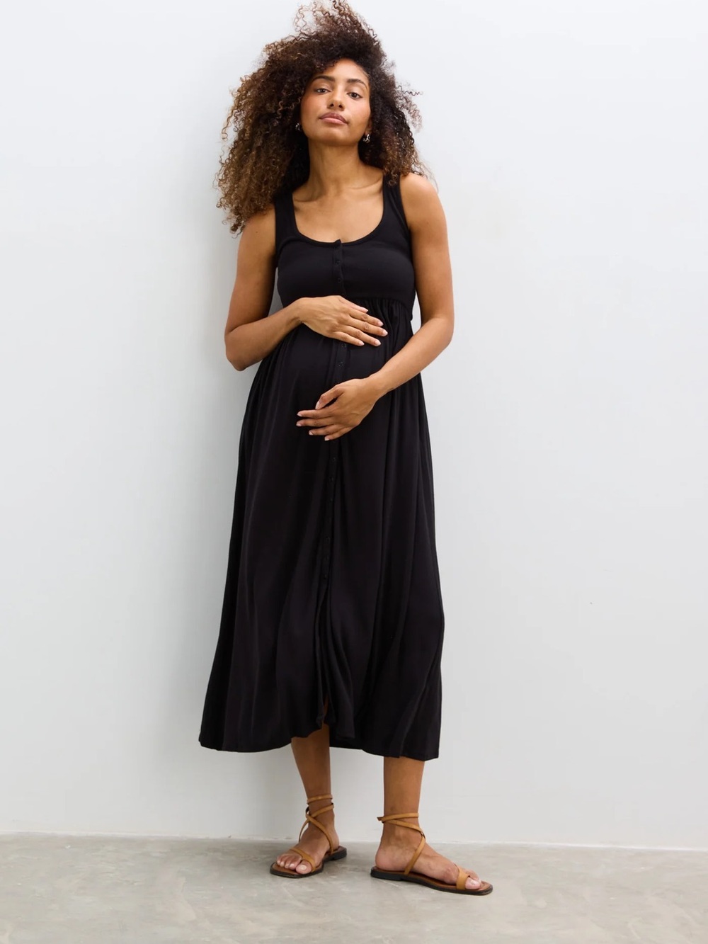 NWT Hatch The Softest Rib Nursing Tank Dress